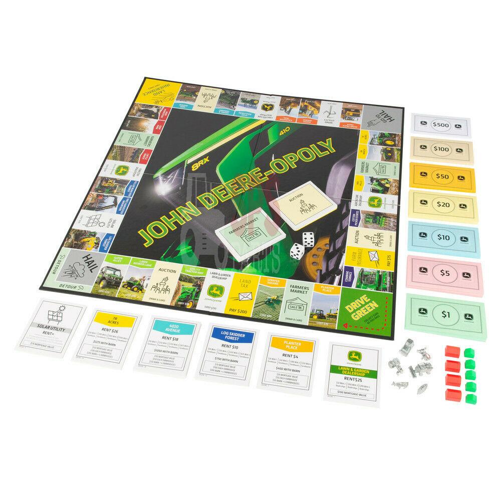 Britains John Deere-Opoly Board Game - Monopoly With A Tractor