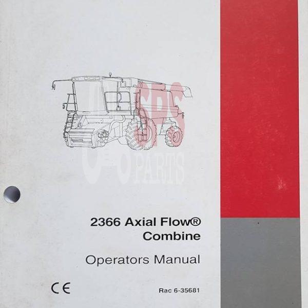 Case/IH 2366 Axial Flow Combine Operators Manual