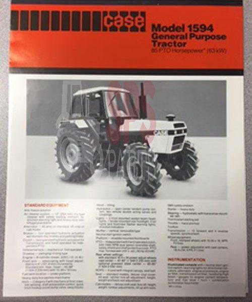 Case 1594 Tractor Sales Brochure
