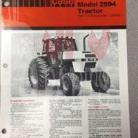 Case 2594 Tractor Sales Brochure