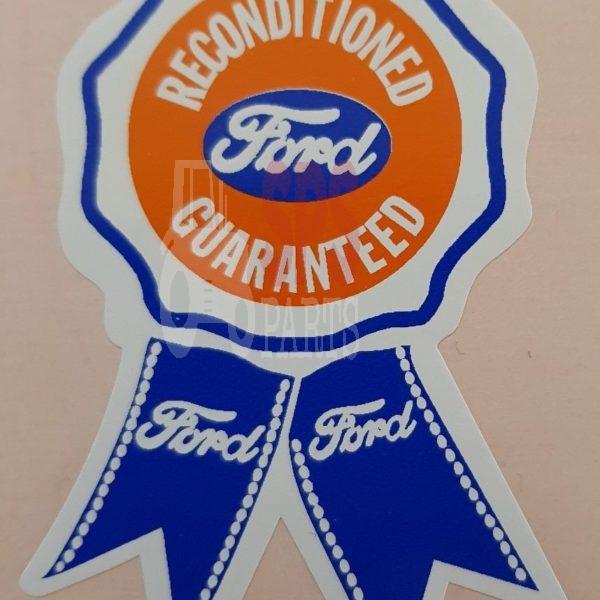 Ford Tractor Reconditioned Guaranteed Decal