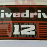 David Brown Selectamatic Tractor Livedrive 12 Decal