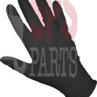 Black Heavy Duty Nitrile Gloves - Size Large (Box of 100)