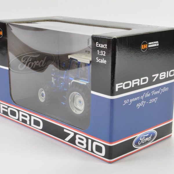 UH Ford 7810 Tractor Blue Chrome Limited Edition 1/32 Scale