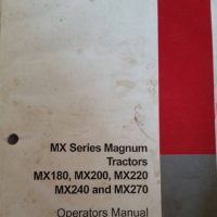 Case/IH MX Series Magnum Tractor Operators Manual