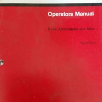Case/IH 1660 Axial Flow Combine Operators Manual