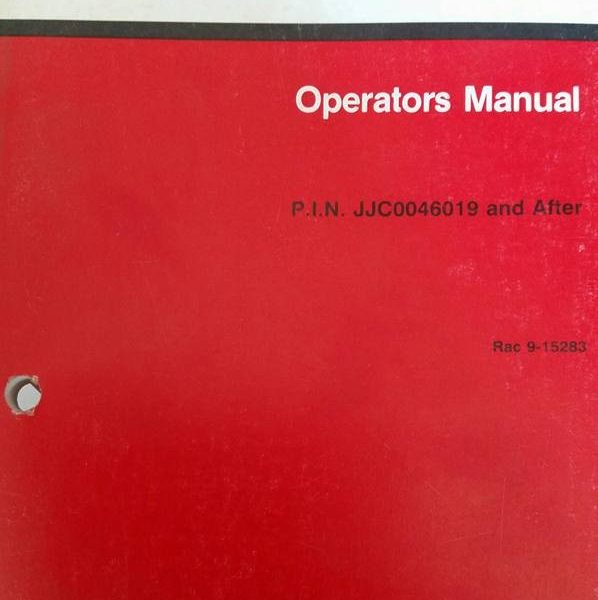 Case/IH 1680 Axial Flow Combine Operators Manual