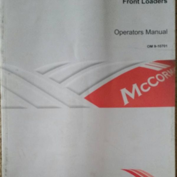 McCormick Liftmaster 1000 & 2000 Loader Operators Manual