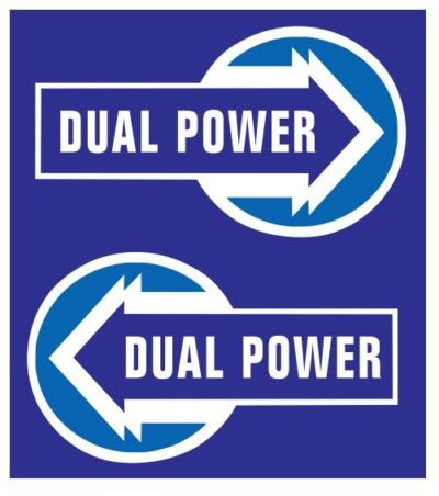 Ford 5000 7000 Tractor Dual Power Decal (pair)