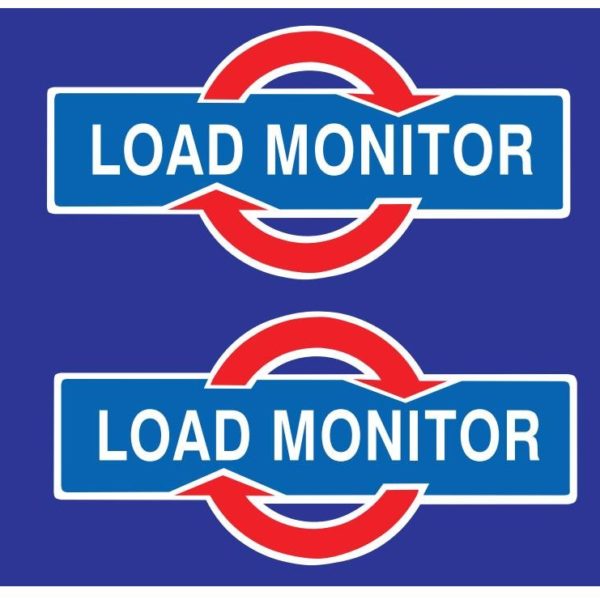 Ford 5000 7000 Tractor Load Monitor Decal (pair)