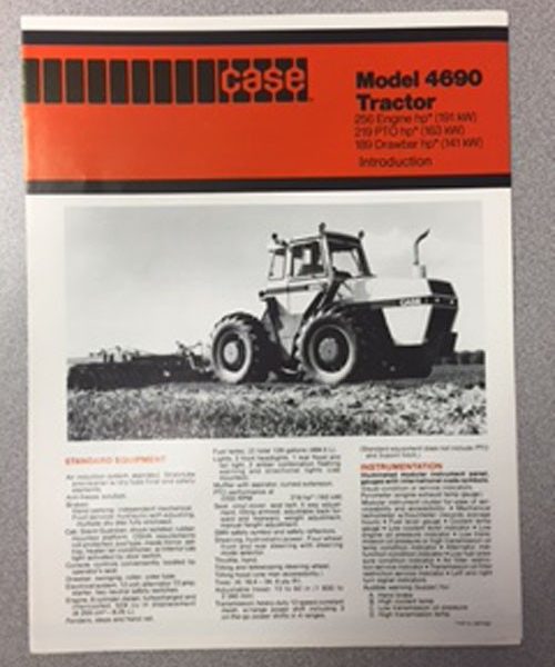 Case 4690 Tractor Sales Brochure