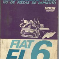 Fiat FL6 Crawler Loader Tractor Parts Catalogue