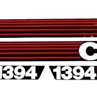 Case 1394 Tractor Decal Set