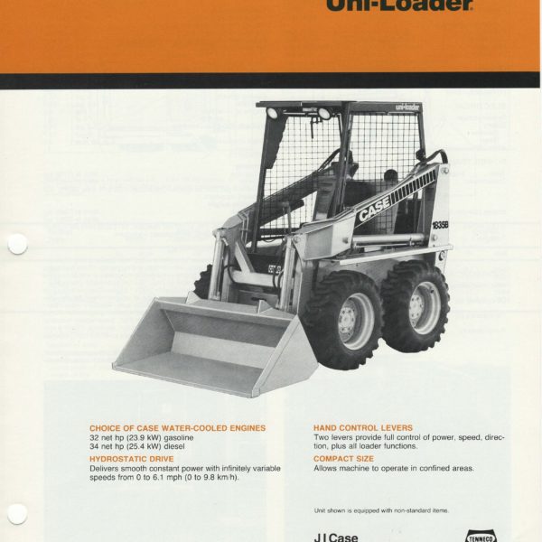Case 1835B Uni-Loader Sales Brochure