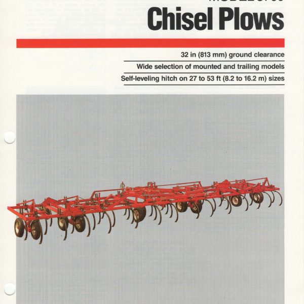 Case/IH 5700 Chisel Plow Sales Brochure