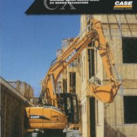 Case CX Series Excavator Sales Brochure