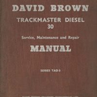 David Brown Trackmaster 30 Tractor Service Manual