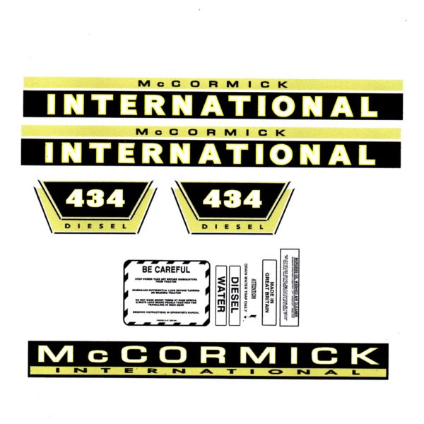 International 434 Tractor Decal Set