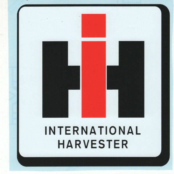 International Harvester Logo Decal - Small - SPS Parts