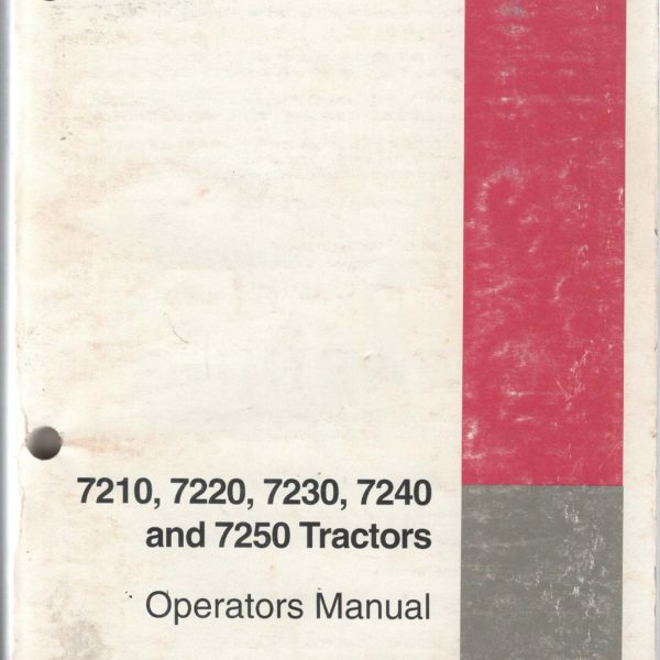 Case/IH 7200 Series Magnum Tractor Operators Manual