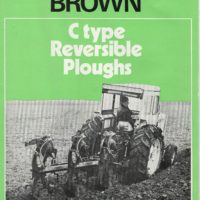 David Brown C Type Plough Sales Brochure