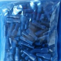 Female Spade 6.3mm Blue Terminals - Pack of 100