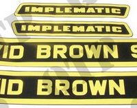 David Brown 990 Implematic Tractor Decal Set