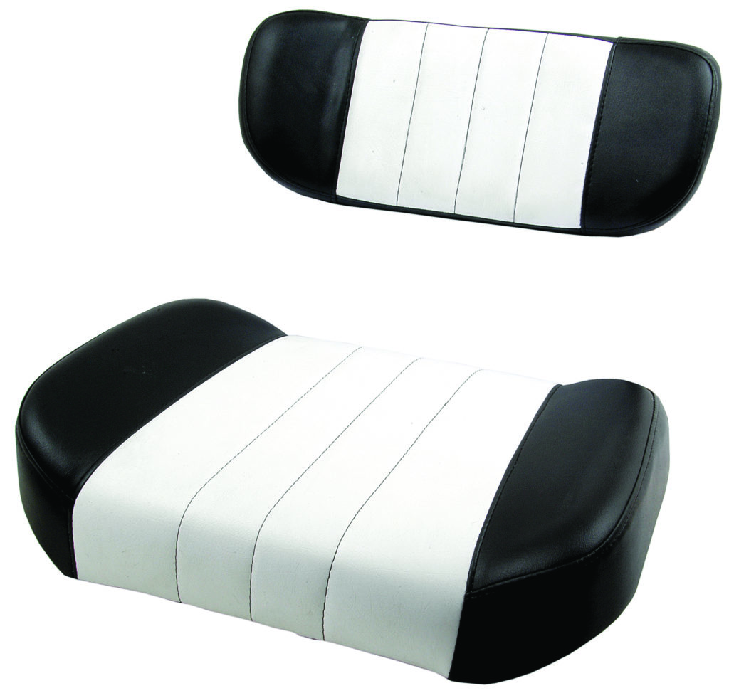 International Harvester Tractor Seat Cushion — Black and White