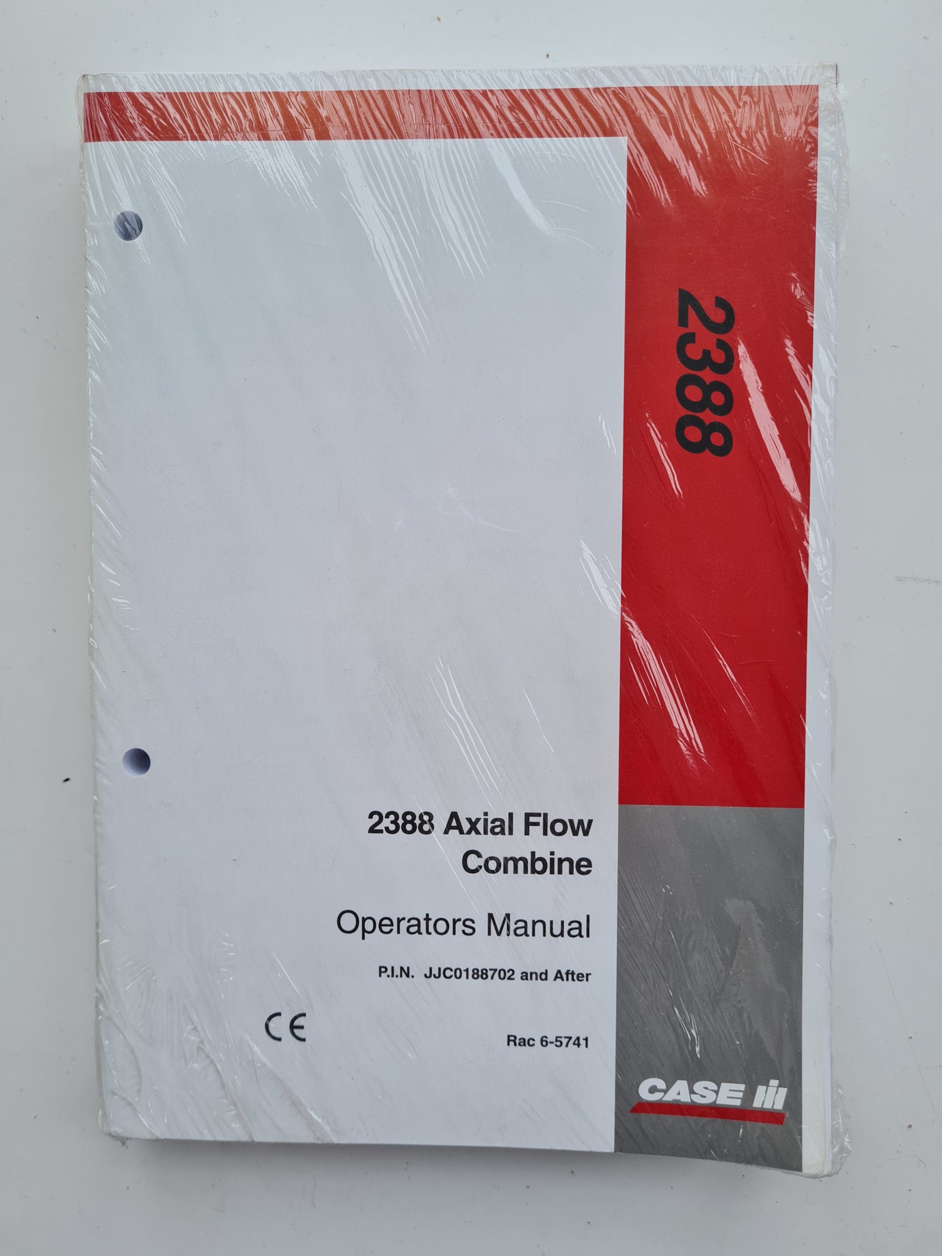 Case/IH 2388 Axial Flow Combine Operators Manual SPS Parts
