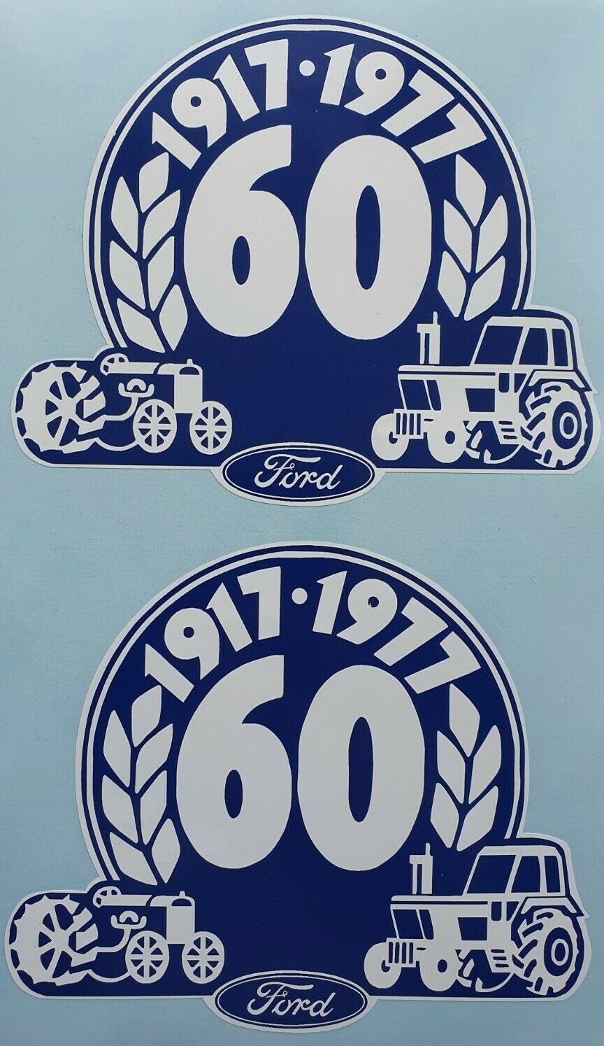 Ford Tractor 1917 1977 Anniversary Decal Pair Sps Parts