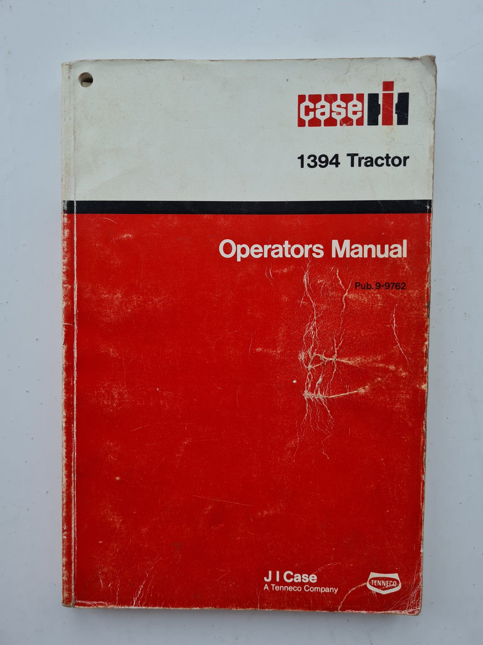 CASE IH "1394" Tractor Operator Instruction Manual 