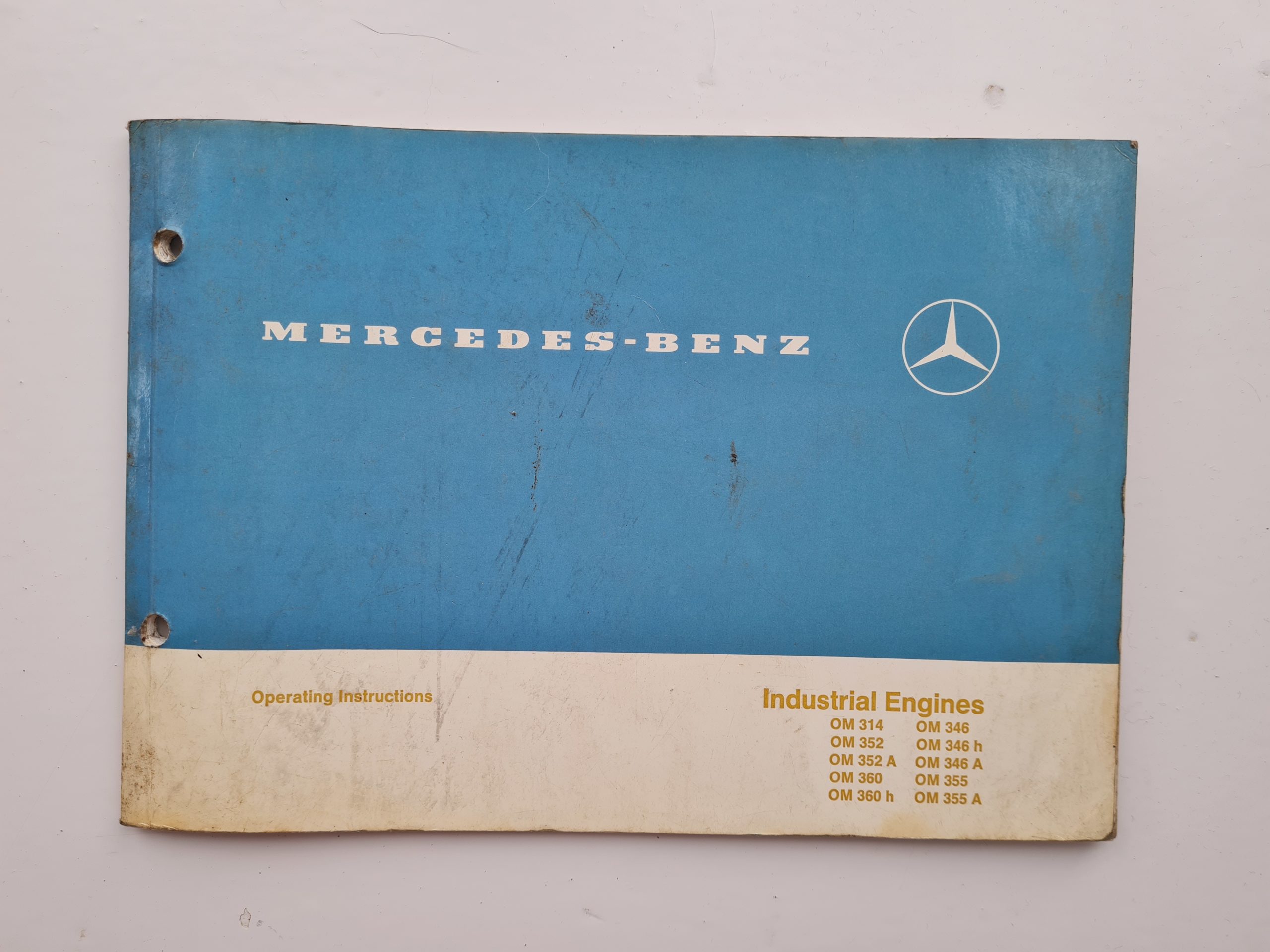 Mercedes Benz Industrial Engines Operators Manual - SPS Parts