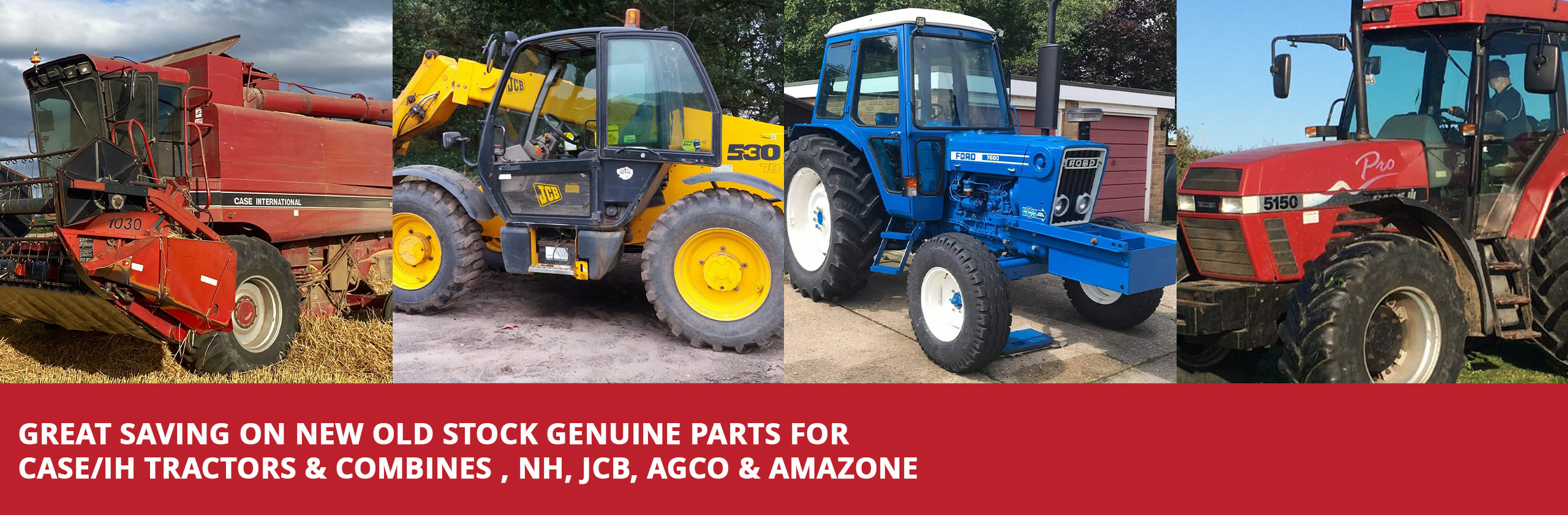 Great Saving on new old stock genuine parts for Case/IH Tractors & Combines , NH, JCB, Agco & Amazone
